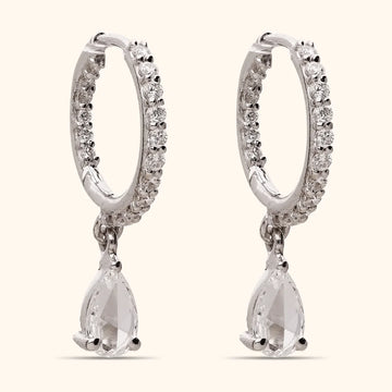 Classic Diamond Hoops